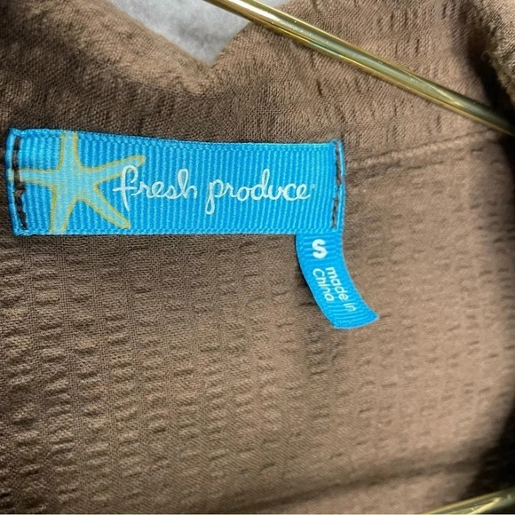 Fresh Produce Lagenlook Y2K Brown Gauzy Cotton Lounge Set - Picture 6 of 8